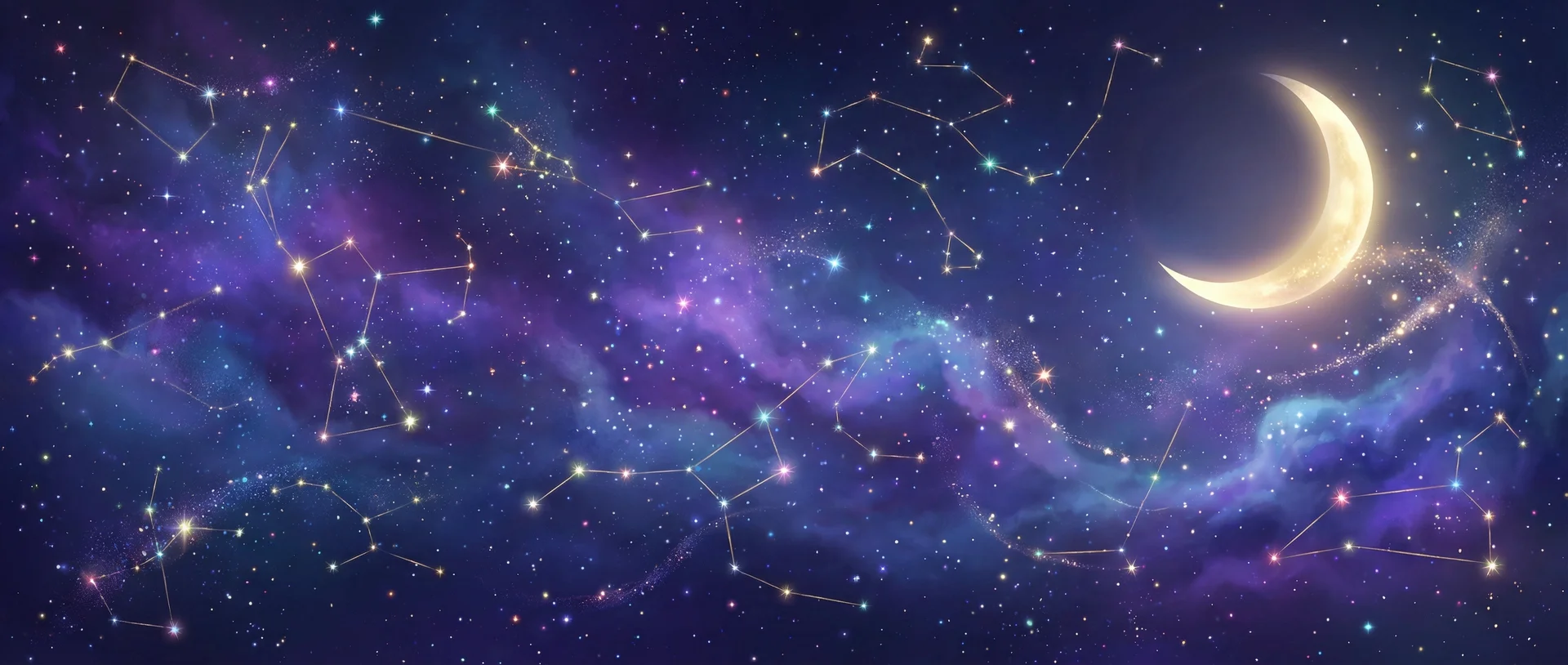 星空背景 - 李美琪 禁色 | 每日星座运势与塔罗占卜